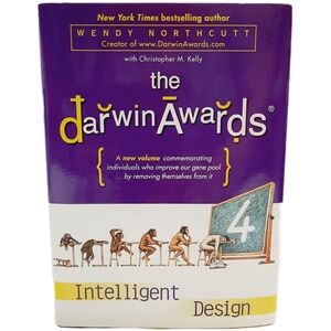 🍒4 for $20🍒 The Darwin Awards 4: Intelligent Design HC Hardcover Book